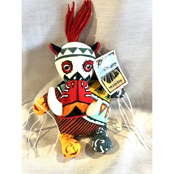 Disney Lion King BEAN BAG 1997 Broadway Musical Trickster #3 and Pumba - Picture 2 of 8